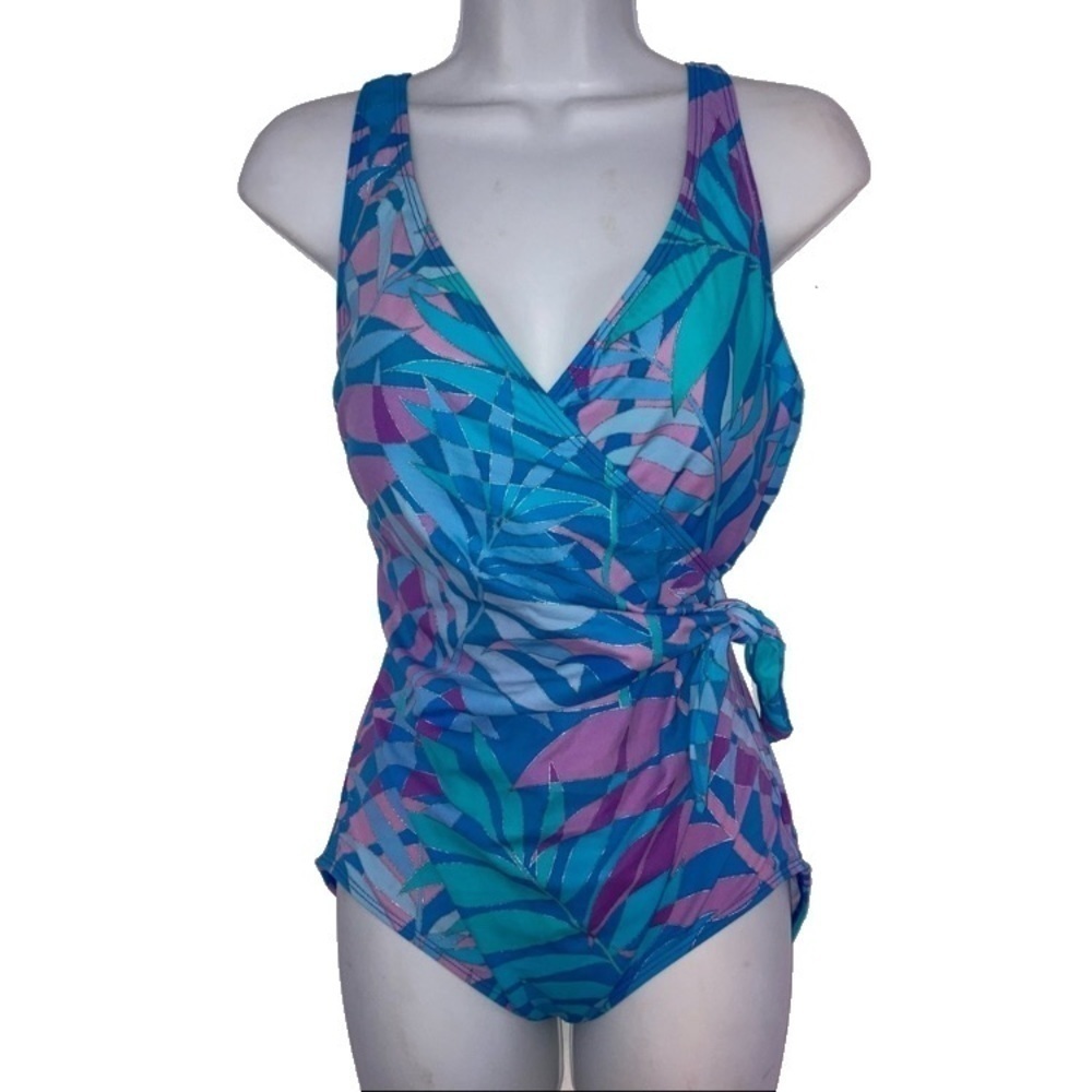 Roxanne Bra Size Leaves Floral Swimsuit 16/40C